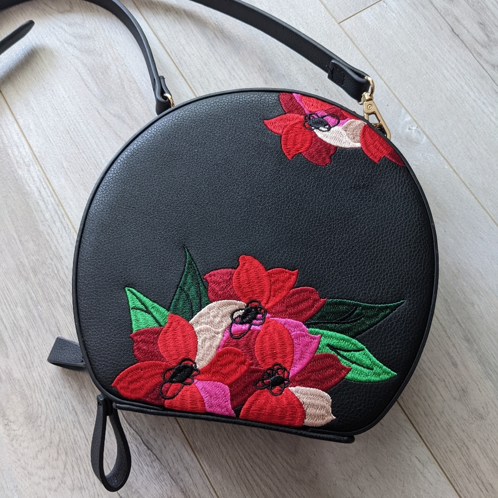 Zara Floral Embroidery Purse